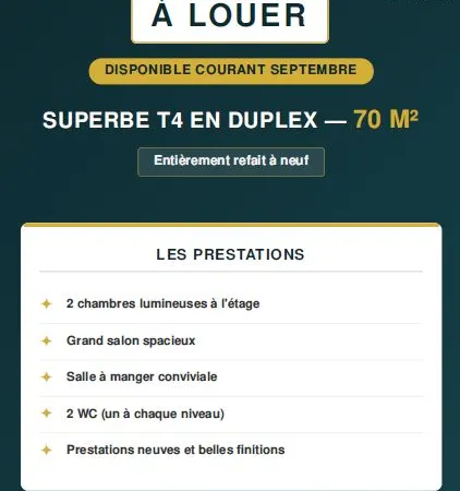 Duplex 70 m²
