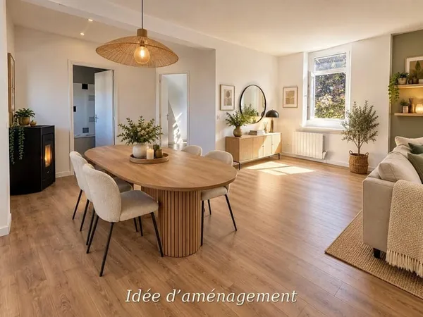 T2 Esprit Loft avec grand sejour - Entrée Indépendante - Box velos