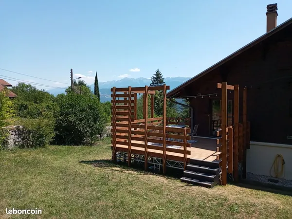 Loue Chalet rénové 96m3 sur Claix