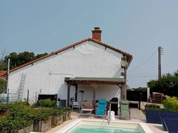 maison piscine 2 ha 3 terrain