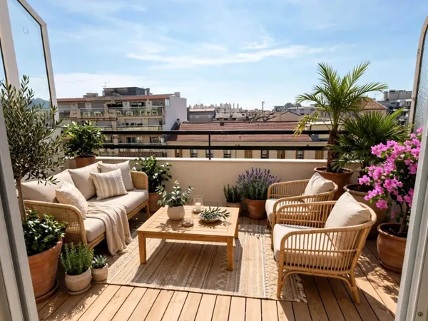 Nice Carré D'Or - 3 Pièces En Dernier Étage Avec Terrasse